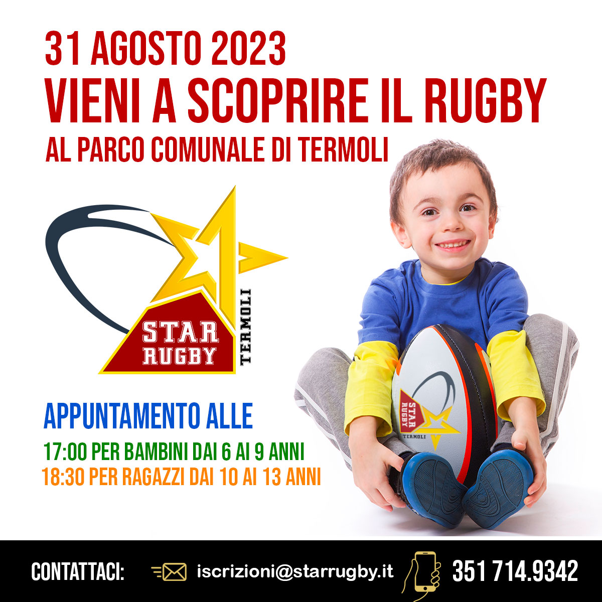 DEBUTTA LA NUOVA SOCIETÀ STAR RUGBY TERMOLI